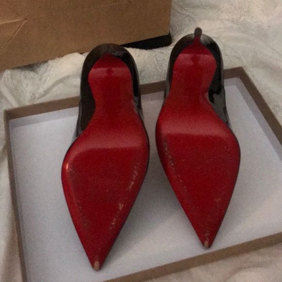 So Kate black patent leather worn once. Will trade - Picture 5 of 7